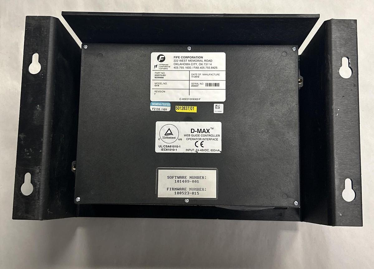 Used FIFE CORP,202570-001,OPERATOR INTERFACE