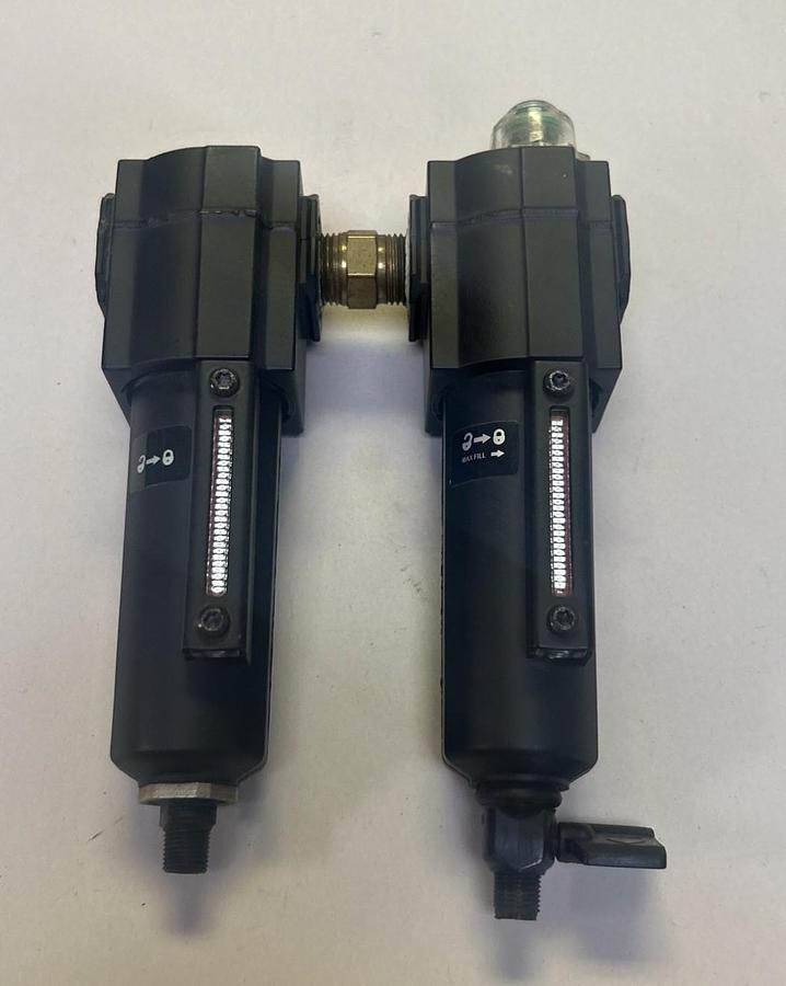 Used NORGREN,L72C-3AP-QEN / F72G-3AN-AE1,LUBRICATOR FILTER ASSEMBLY