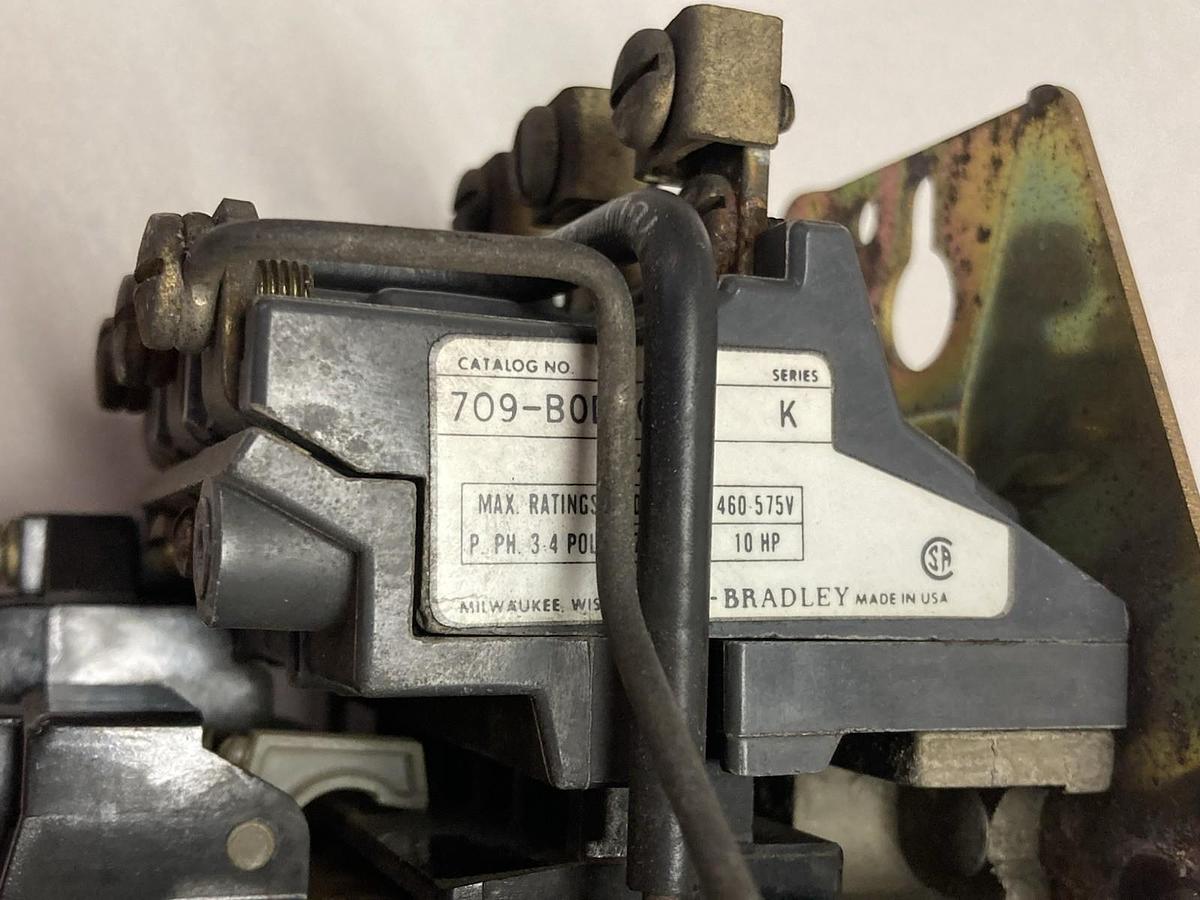 Used Allen-Bradley,709-BOD103,3-Phase Motor Starter Kit Ser K 4-Pole