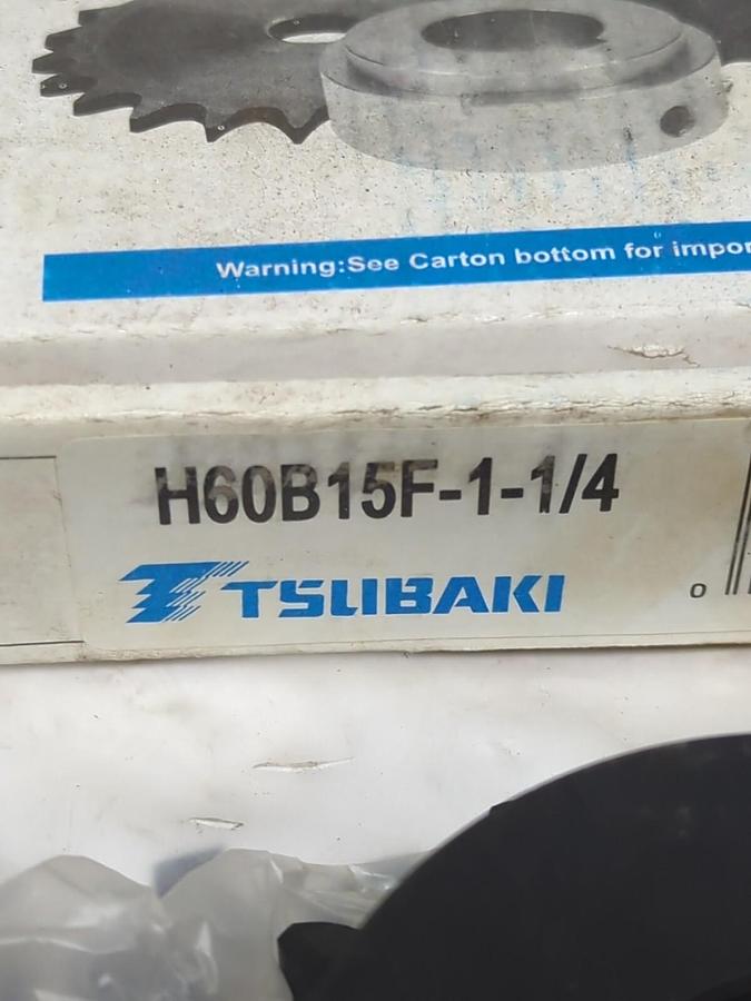 TSUBAKI,H60B15F-1-1/4,SPROCKET NEW IN BOX