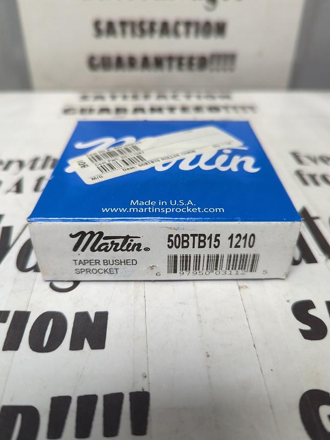 MARTIN,50TB15 1210,TAPERED BUSHED SPROCKET 15 TEETH NOS