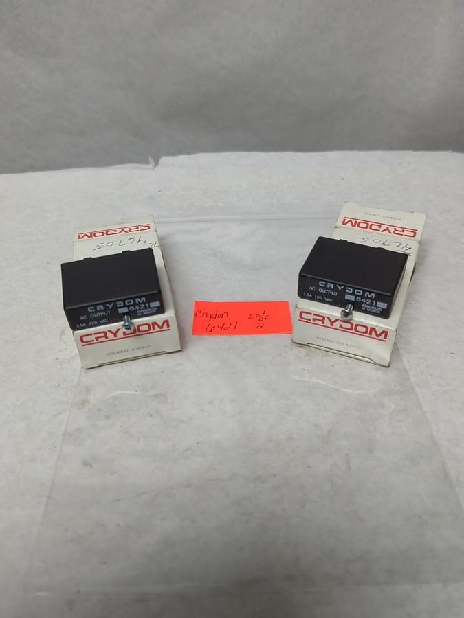 CRYDON,6421,OUT PUT MODULE 3.5 AMP 120V AC LOT OF 2 NOS