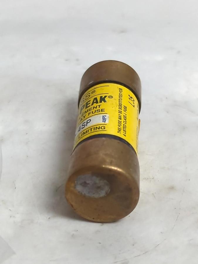 Used COOPER BUSSMANN,LPJ-4SP,LOW-PEAK 4 AMP FUSE LOT OF 2 PRE-OWNED