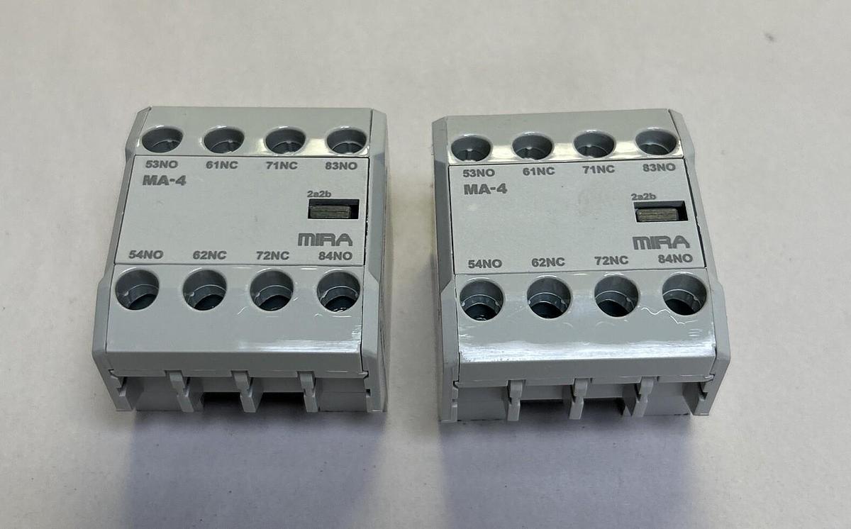 MRA,MA-4,AUXILIARY CONTACT LOT OF 2 NOS