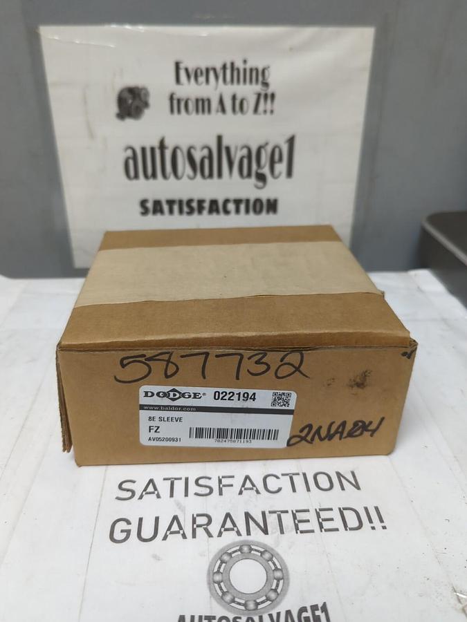 DODGE,022194,8E SLEEVE COUPLING NEW IN SEALED BOX