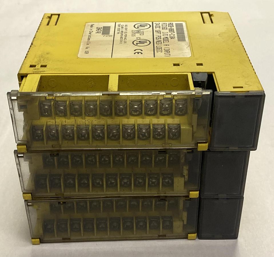 Used GE FANUC,A03B-0807-C104 AID16D, INPUT OUTPUT MODULE LOT OF 3