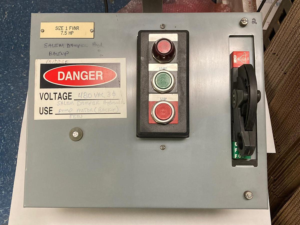 Used Allen-Bradley,2100 2112B,Size 1 Fused MCC 12 INCH Starter Bucket