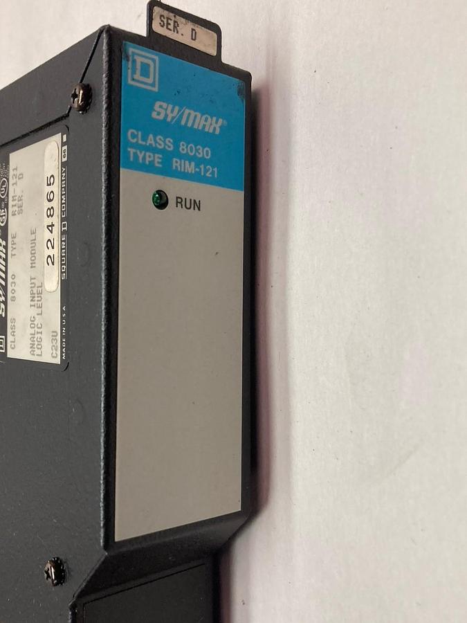 Used Square D Symax,8030RIM-121,Input Module Ser D