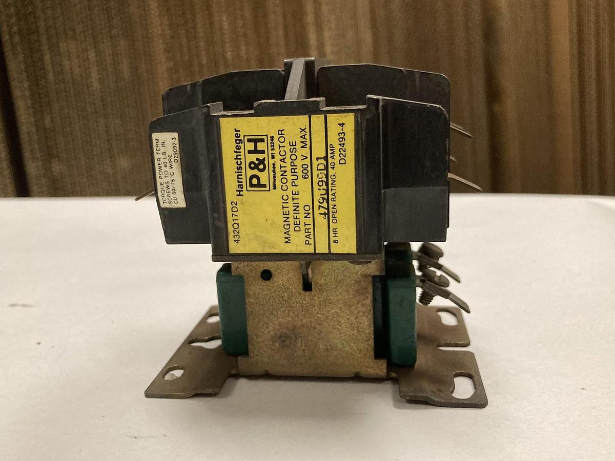 Used P&H,479U99D1,Magnetic Contactor