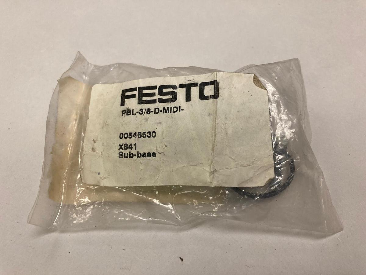Used Festo,PBL-3/8-D-MIDI-L-NPT,Sub-Base