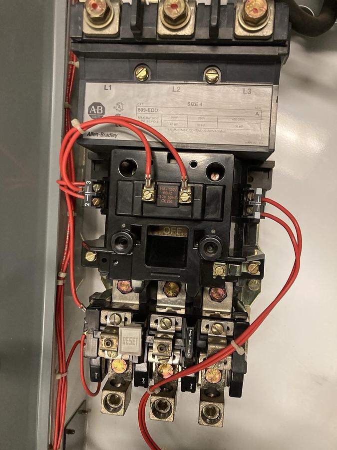 Used Allen-Bradley,2112B,Size 4 45" MCC Fused Starter Bucket 60HP