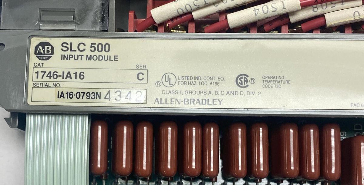 Used Allen-Bradley,1746-IA16,Output Module Lot Of 3