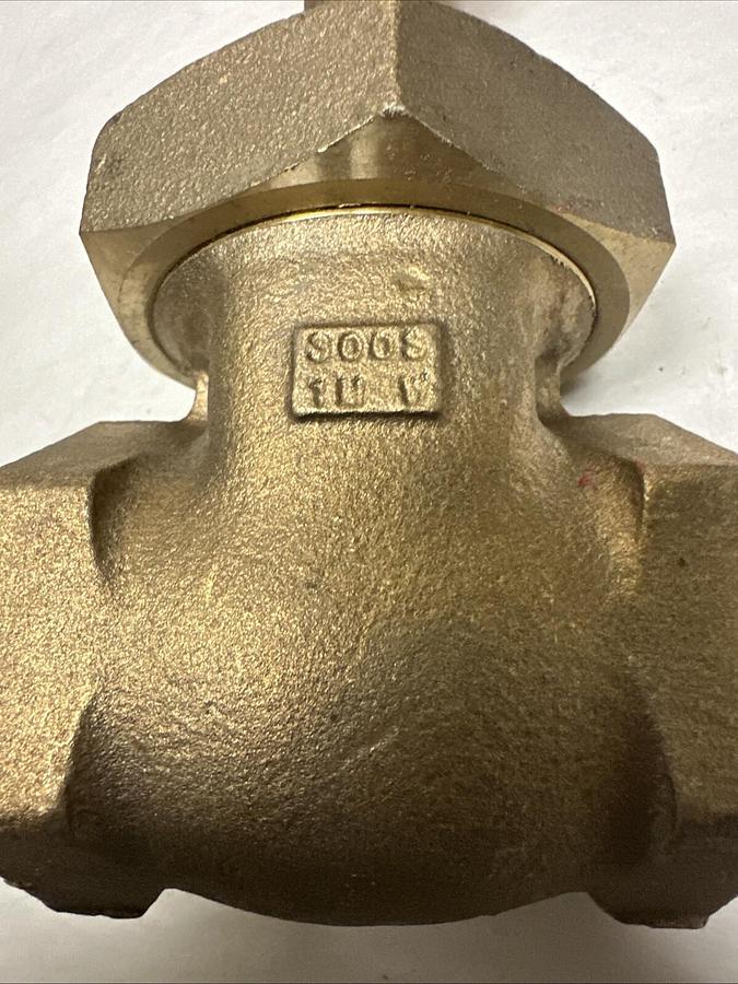 Milwaukee,200SWP 400WOG,1-1/2" Fig. 1174 Brass Gate Valve