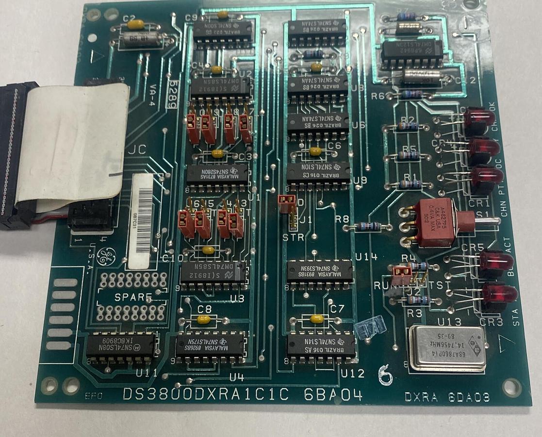 Used GENERAL ELECTRIC,DS3800DXRA1C1C,SIGNAL RECEIVER CARD