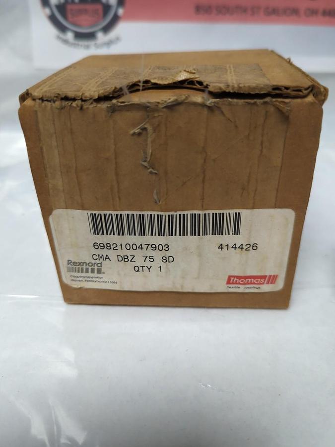 REXNORD,CMA DBZ 75 SD,COUPLING CENTER MEMBRANE NOS