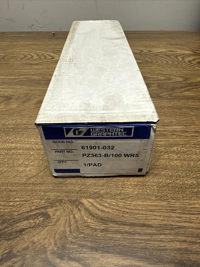 Used Western Graphtec,PZ363-B/100 WR5,Graph Paper