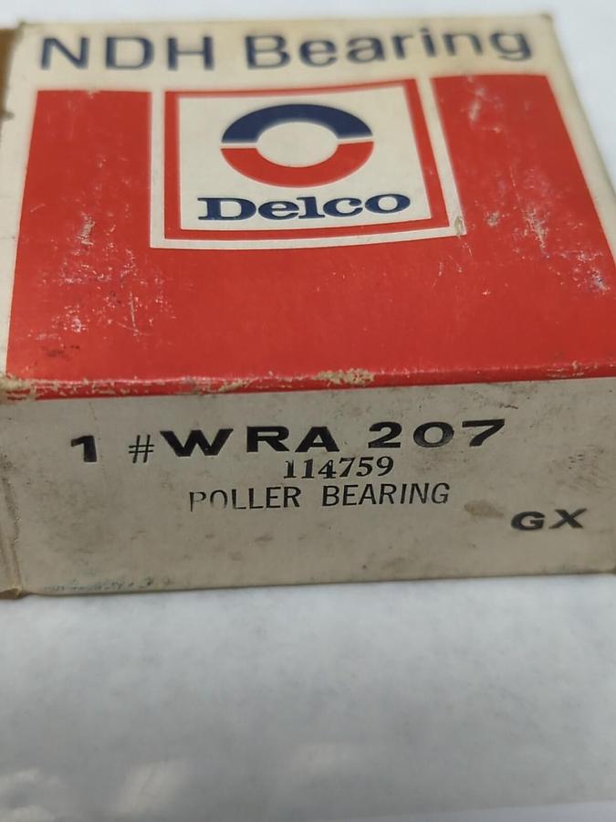 NDH,WRA 207,ROLLER BEARING NOS