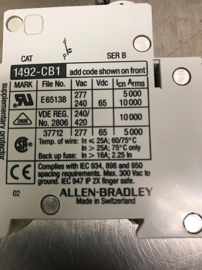Allen-Bradley,1492-CB1G070,Circuit breaker