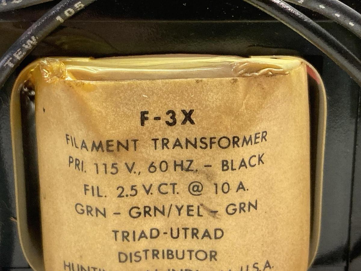 Triad,F-7X,Filament Transformer Pri.-115V Sec. 2.5VCT