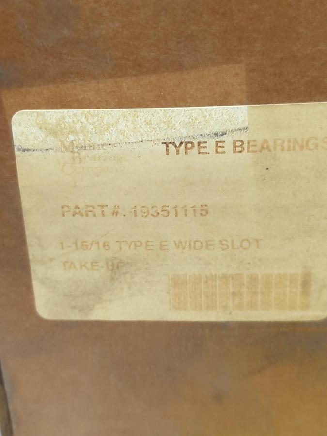 MOLINE BEARING CO.,19351115,TYPE E WIDE SLOT TAKE-UP BERING 1-15/16 IN BORE NOS