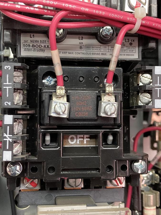 Used Allen-Bradley,2100 2112,Size 1 Fused MCC 12 Inch Starter Bucket