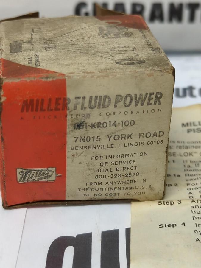 MILLER FLUID POWER,051-KR014-100,BASE-LOK 1" PISTON ROD SEAL ASSY NOS