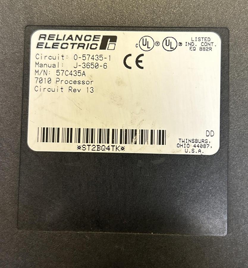Used RELIANCE,57C435A,AUTOMAX 7010 PROCESSOR
