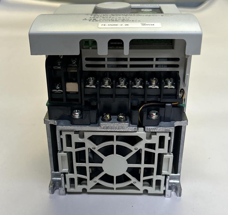 Used MITSUBISHI,FR-S520E-2.2K,INVERTER MISSING FRONT COVER