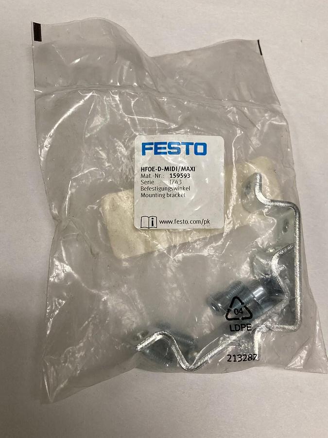 Used Festo,HFOE-D-MIDI/MAXI,Mounting Brackets 159593