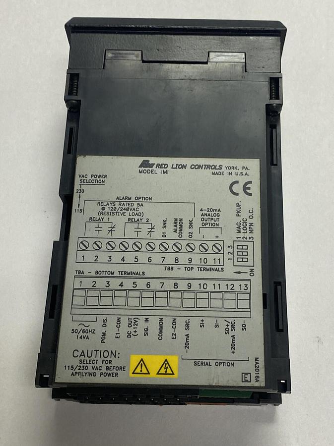 Used RED LION CONTROLS,IMI04162,DIGITAL COUNTER APOLLO METER