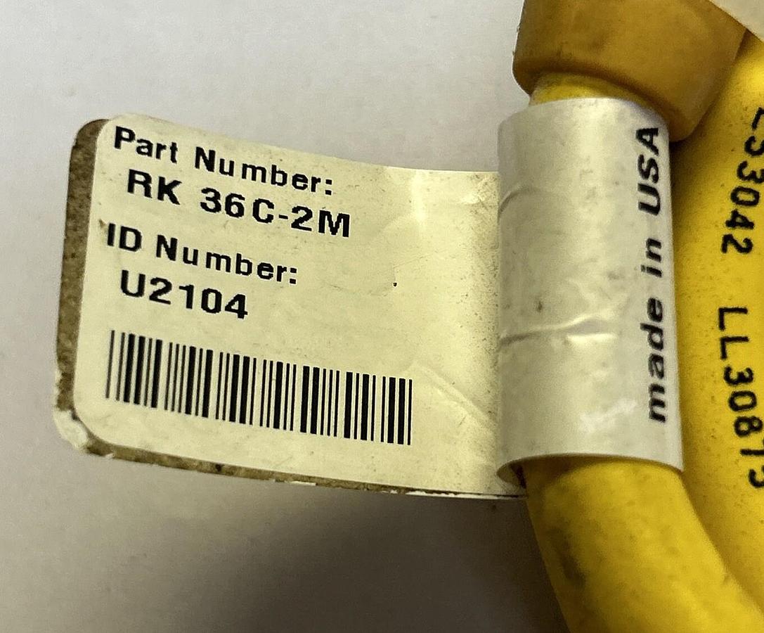 TURCK,RK36C-2M,CORDSET NOS