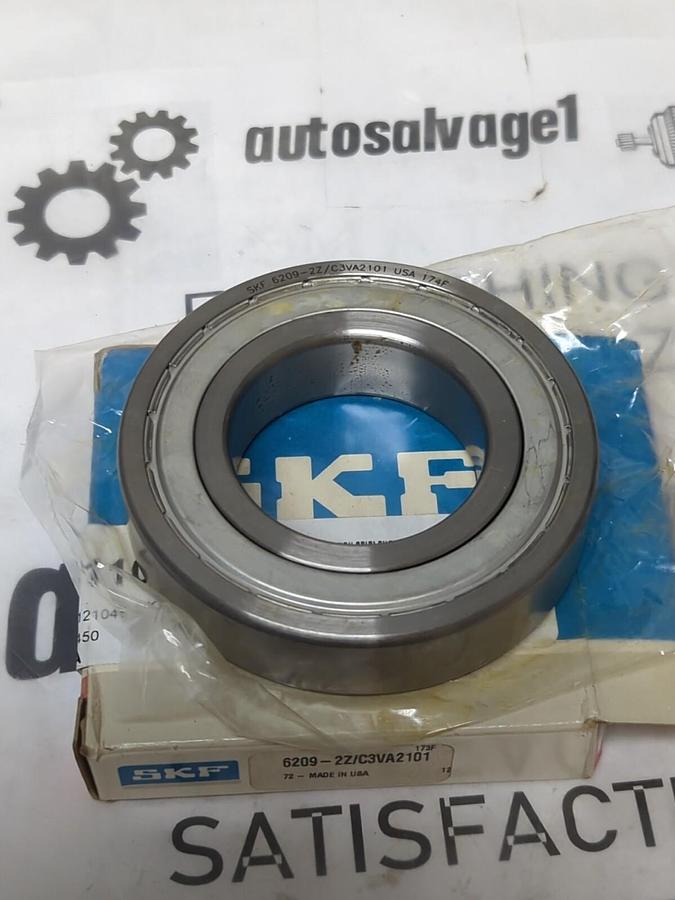 SKF,6209-2Z/C3VA2101,METAL SHIELDED DEEP GROOVE BALL BEARING NOS