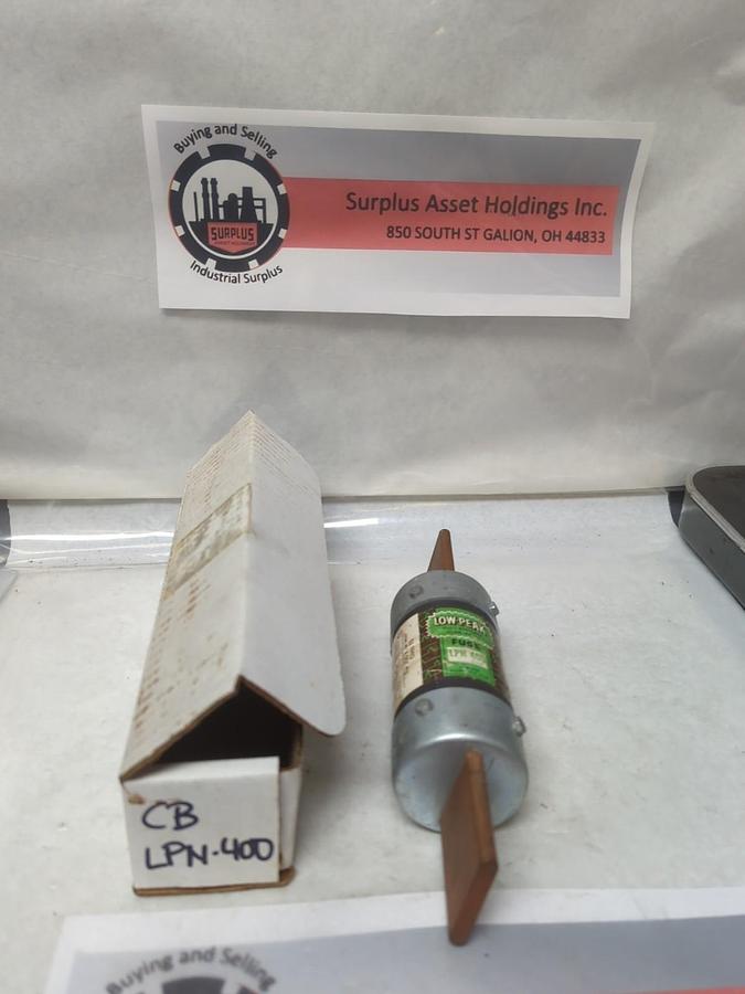 Used COOPER BUSSMANN,LPN-400,LOW-PEAK 400 AMP FUSE PRE-OWNED