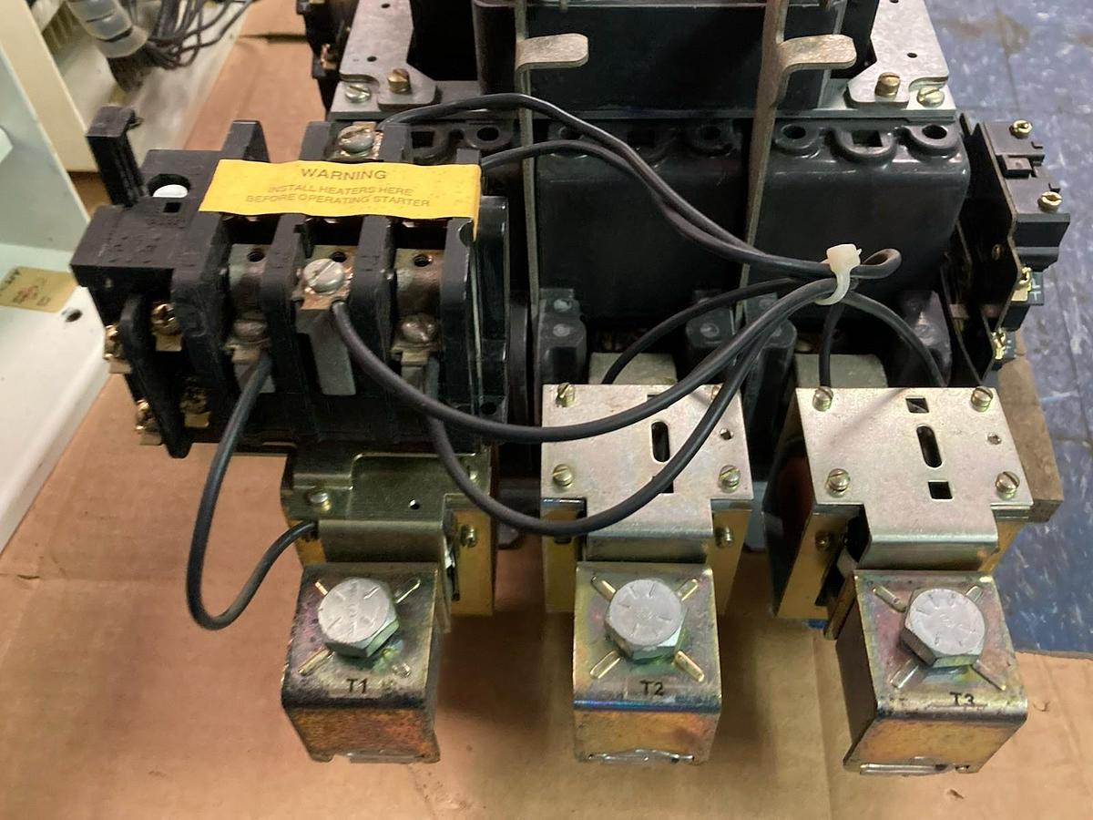 Used GE,CR306G0**LTH,3-Phase Starter Size 5 600Vac