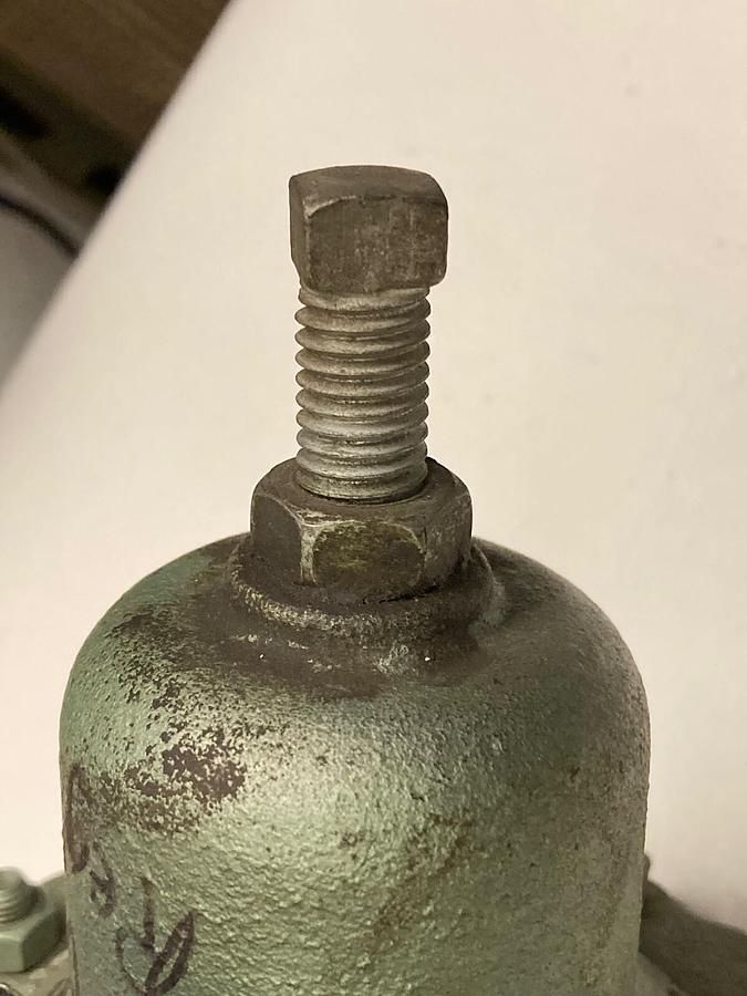 Used Cashco,Type D,Iron Pressure Regulator Valve 3/4in NPT 40-80PSI