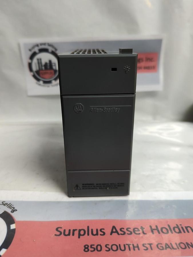 Used ALLEN BRADLEY,1747-P1,SERIES A POWER SUPPLY 24VDC 120/240VAC PRE-OWNED
