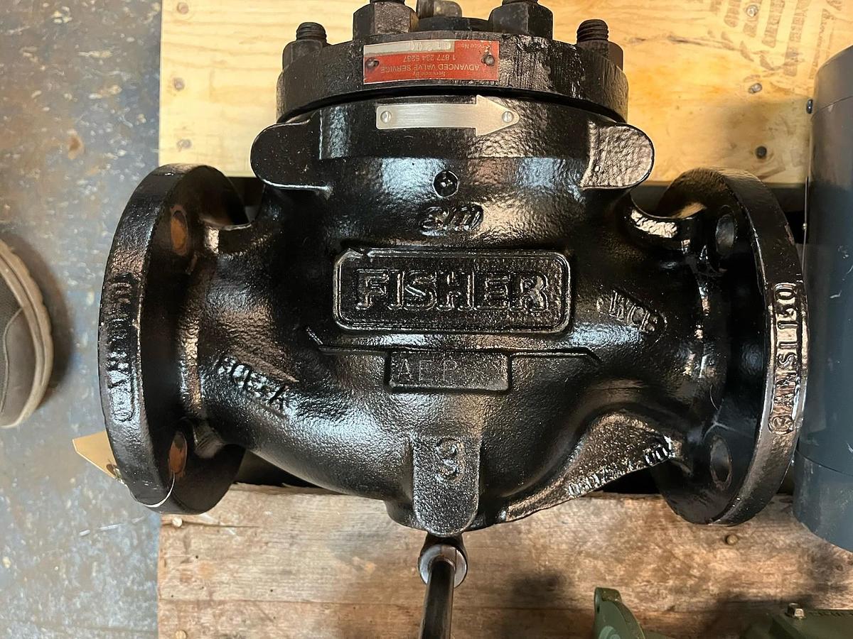 Used FISHER,92S,WCB 3" ANSI 150 92S CONTROL VALVE