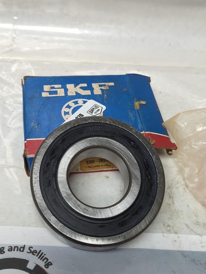SKF,6309-2RS1/C3LHT55,DEEP GROOVE BALL BEARING NOS