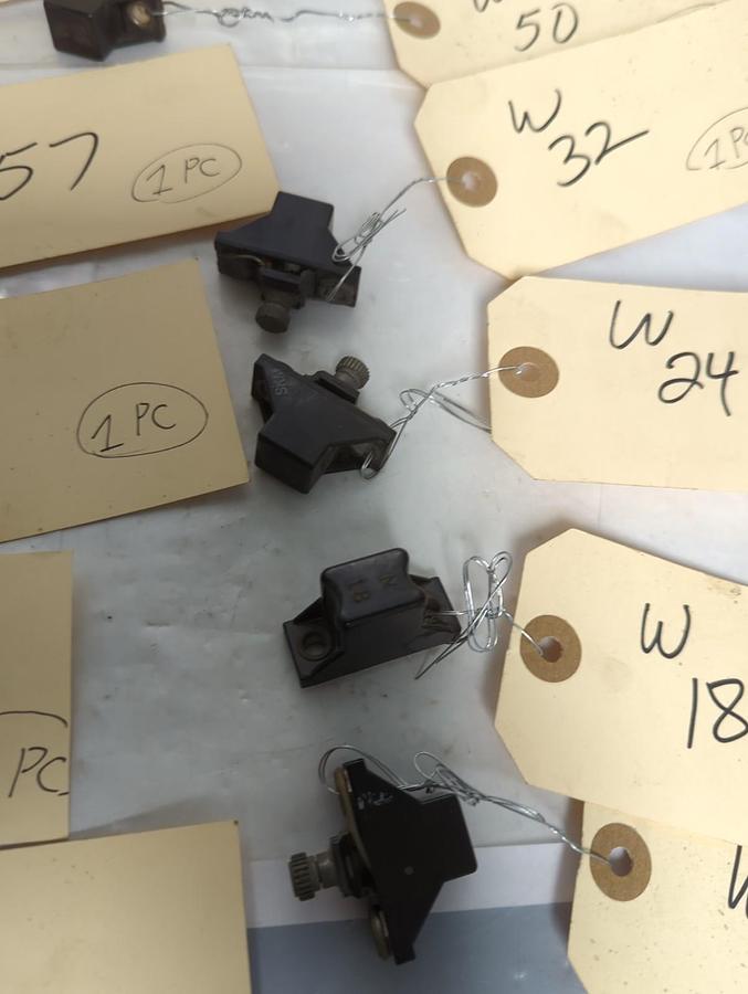 Used ALLEN BRADLEY,W-50-61-54-36-18-24-29-44-32-57,OVERLOAD HEATER ELEMENT LOT OF 10