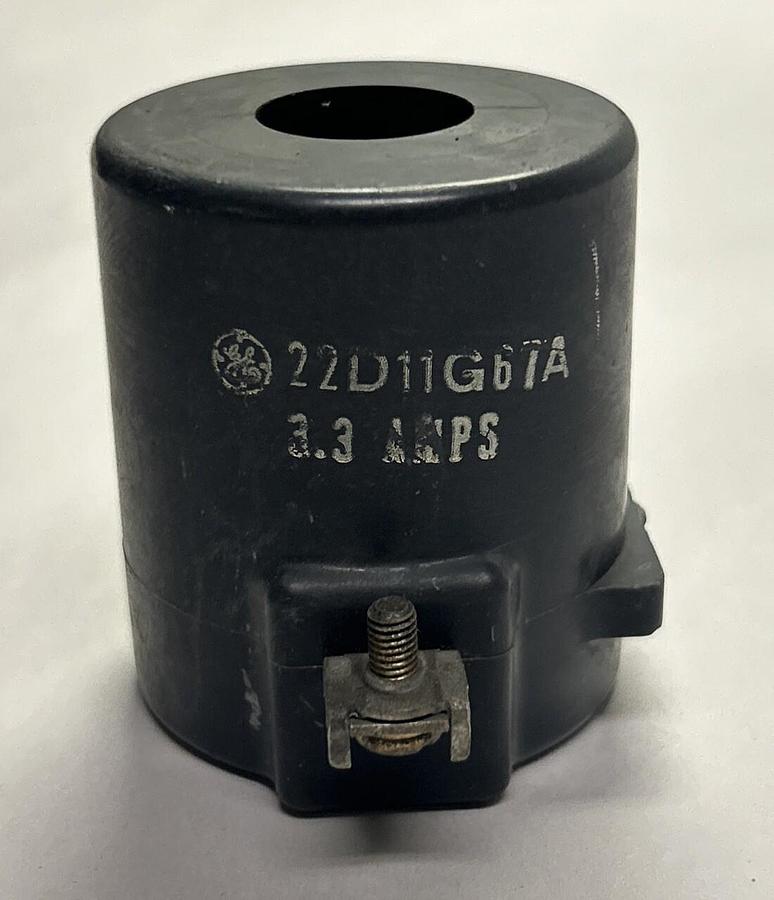 Used GENERAL ELECTRIC,22D11G67A,SOLENOID COIL 3.3A