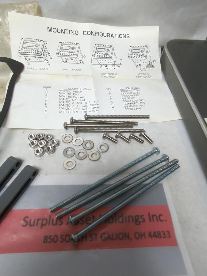 MOUNTING KIT,1000G3228,FOR PANEL,WALL & VERTICAL/HORIZONTAL PIPE MOUNT NOS