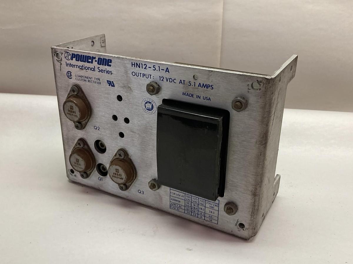 Used Sola Power-One,HN12-5.1-A,Power Supply 12VDC 5.1A