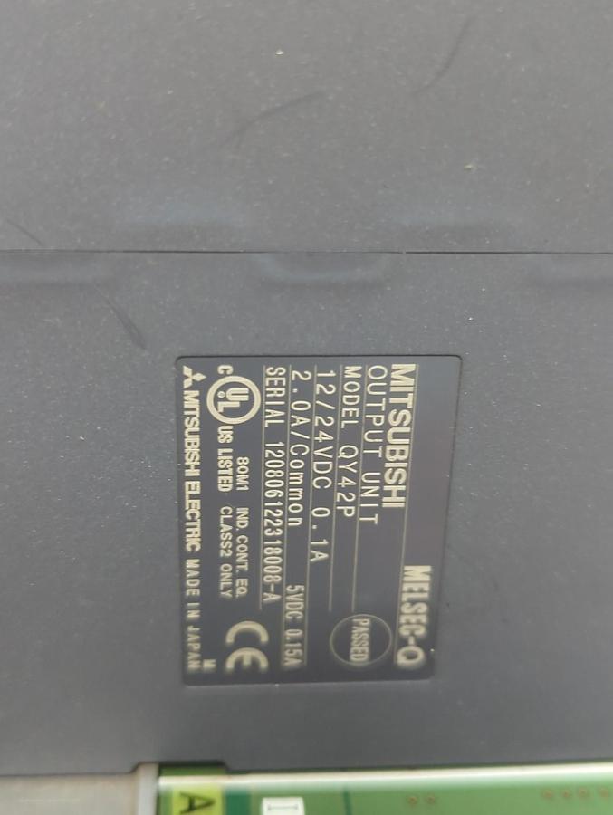 Used MITSUBISHI MELSEC,Q00UJCPU,CPU UNIT WITH 4 MODULES PRE-OWNED