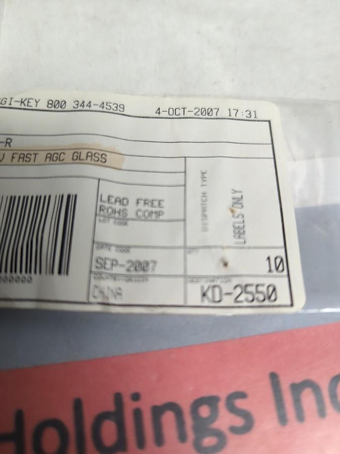 BUSSMANN,BK/AGC-15R,FUSE LOT OF 20 PCS NOS