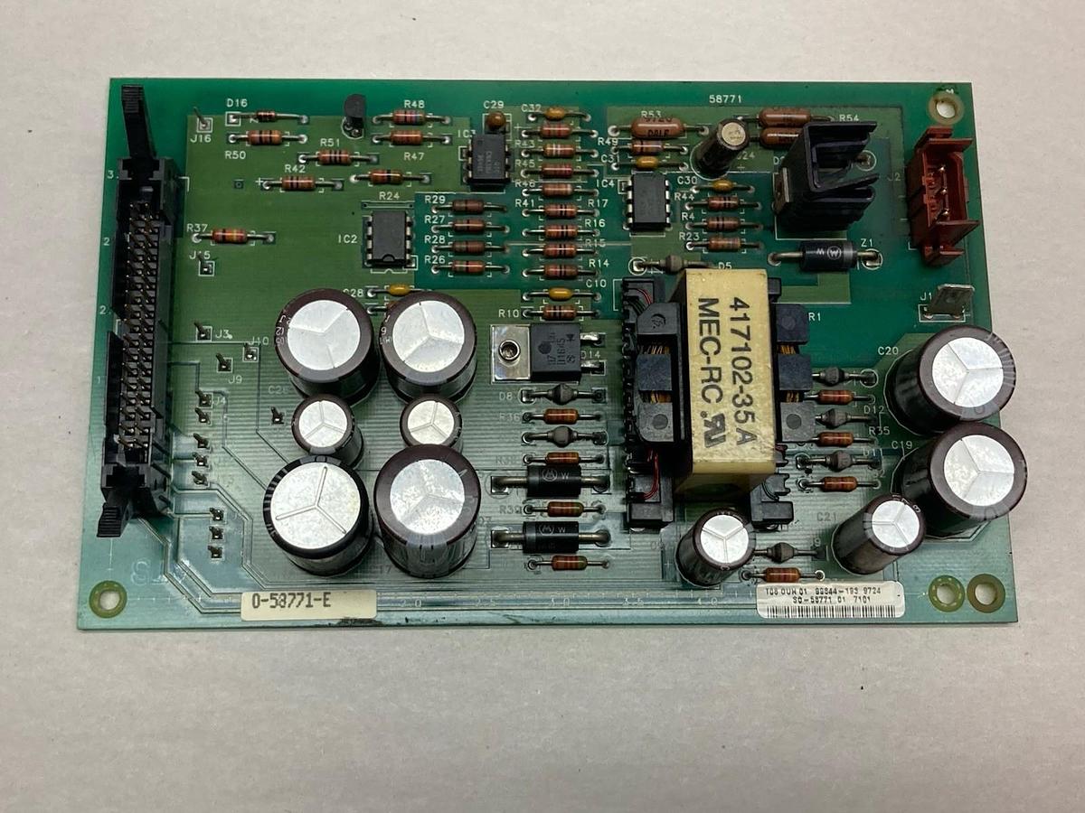 Used Reliance Electric,0-58771-E,FLEXPAK VS 3000 DC DRIVE Power Supply CONTROL Board