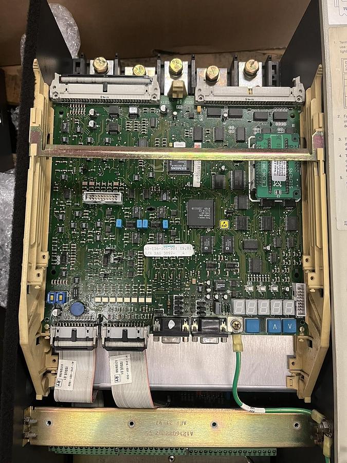 Used SIEMENS,6RA2477-2FV62,SIMOREG MICROPROCESSOR DC DRIVE OUT 500/240VDC 255A