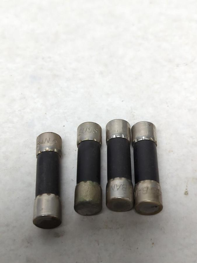 COOPER BUSSMANN,BAN 6,FUSE 6 AMP LOT OF 4 NOS