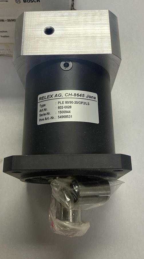 RELEX AG,PLE 80/90-20/OP2/LS,GEAR REDUCER NEW