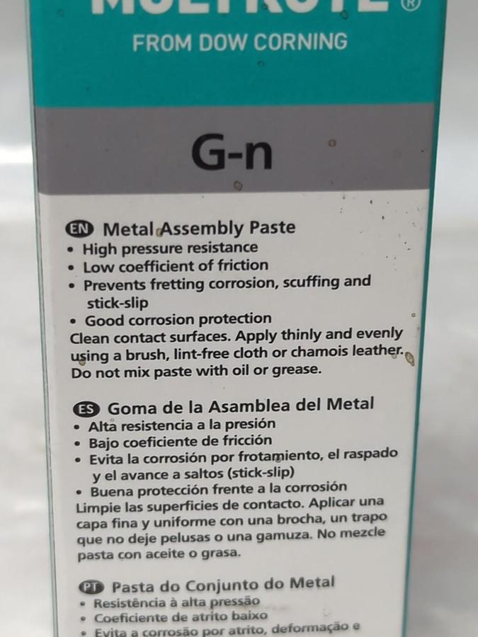 MOLYKOTE,G-N,METAL ASSEMBLY PASTE 2.8 OZ TUBE NOS