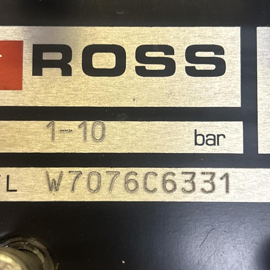 Used ROSS,W7076C6331,SOLENOID VALVE